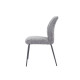Silla Comedor Nolan Grafito Patas Negras - fanmuebles