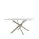 Mesa de comedor Erika - Diseño moderno y patas negras