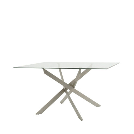 Mesa de comedor Erika - Diseño moderno y patas negras