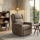 Sillón levantapersonas Kamba Power Lift tapizado Marrón 76 x 108 x 88 cm
