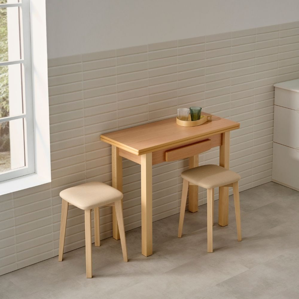 Mesa de Cocina Libro Flora Haya Natural