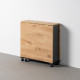 Mesa Plegable Natural - Negro 20 x 74 x 71 cm
