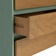 Mesita Verde - Natural 50 x 62.5 x 35 cm