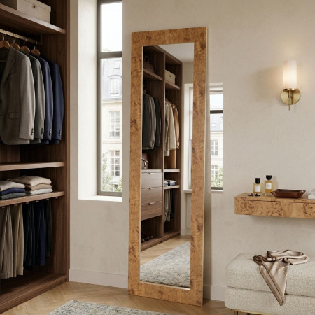 Espejo Marrón 53 x 155 x 2 cm