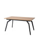 Mesa Extensible Natural 160 x 76 x 90 cm