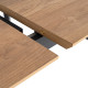 Mesa Extensible Natural 160 x 76 x 90 cm