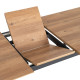 Mesa Extensible Natural 160 x 76 x 90 cm