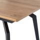 Mesa Extensible Natural 160 x 76 x 90 cm