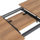 Mesa Extensible Natural 160 x 76 x 90 cm