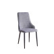 Silla Briana: Diseño y Comodidad en Gris y Negro