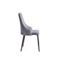 Silla Briana: Diseño y Comodidad en Gris y Negro