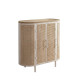 Meuble d'appoint ovale de style vintage