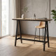Mesa Alta Natural - Negro 138 x 100 x 38 cm