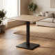 Mesa Travertino - Negro 80 x 75 x 80 cm