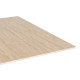 Mesa cuadrada piedra sinterizada 80 x 75 x 80 cm