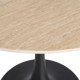 Mesa Travertino - Negro 80 x 75 x 80 cm