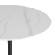 Mesa Blanco - Negro 80 x 75 x 80 cm