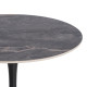 Mesa Gris - Negro 80 x 75 x 80 cm