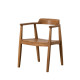 Teakholz-Stuhl Natur Nordischer Stil - fanmuebles