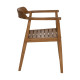 Teakholz-Stuhl Natur Nordischer Stil - fanmuebles