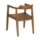 Sedia Teck Naturale Stile Nordico - fanmuebles