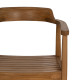Teakholz-Stuhl Natur Nordischer Stil - fanmuebles