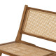 Cadeirão Teca e Ratã Natural Relax - fanmuebles