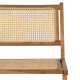 Cadeirão Teca e Ratã Natural Relax - fanmuebles