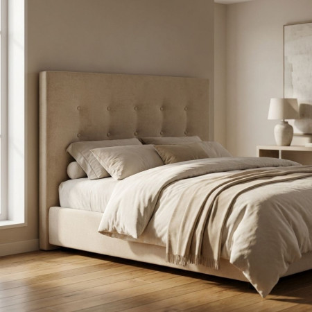 Cabecero Beige 165 x 125 x 8 cm