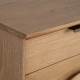 APARADOR NATURAL MADERA DE ROBLE SALÓN 240 X 40 X 77 CM