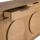 APARADOR NATURAL MADERA DE ROBLE SALÓN 240 X 40 X 77 CM