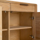 APARADOR NATURAL MADERA DE ROBLE SALÓN 240 X 40 X 77 CM