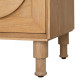 APARADOR NATURAL MADERA DE ROBLE SALÓN 240 X 40 X 77 CM