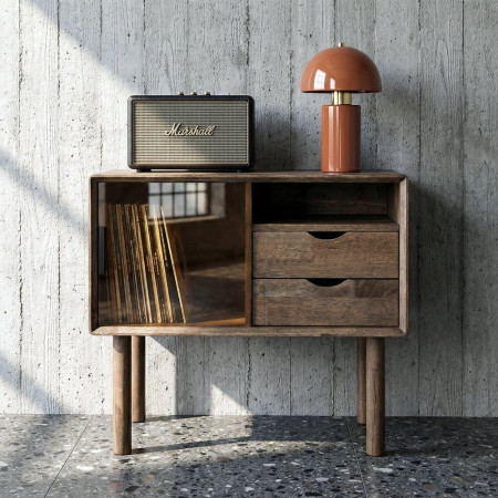 Mueble Auxiliar Amy Marrón 80 x 70 x 38 cm