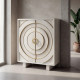 Armario "Cabinet" Crema 91.5 x 113 x 40 cm