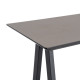 Mesa Alta Crema - Negro 138 x 100 x 38 cm