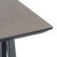 Mesa Alta Crema - Negro 138 x 100 x 38 cm