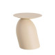 MESITA BEIGE ACERO 46 X 46 X 51 CM