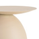 MESITA BEIGE ACERO 46 X 46 X 51 CM