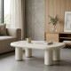MESA CENTRO LACADO CREMA DM SALÓN 118 X 68 X 37 CM