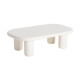 Mesa Centro Crema 118 x 37 x 68 cm