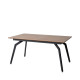 Mesa Extensible Marrón 160 x 76 x 90 cm
