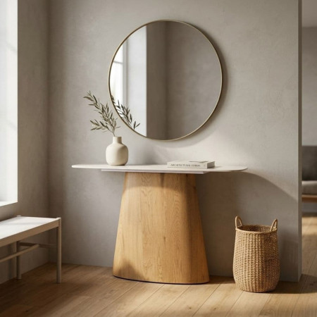 Consola Beige - Natural 120 x 77 x 40 cm