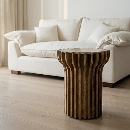 Mesa Auxiliar Natural 53 x 62 x 53 cm