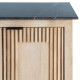 Buffet Bois Marbre Naturel - fanmuebles