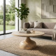 Mesita Natural 90 x 40 x 90 cm