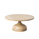 MESITA NATURAL MADERA DE MANGO SALÓN 90 X 90 X 40 CM