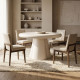 Mesa Comedor Blanco 120 x 76 x 120 cm