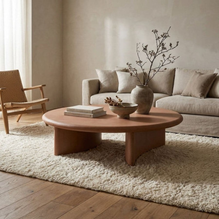 Mesa Centro Teja 120 x 33 x 120 cm