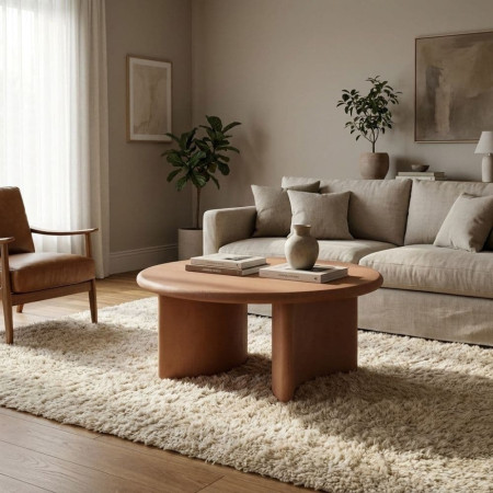 Mesa Centro Teja 80 x 38.5 x 80 cm